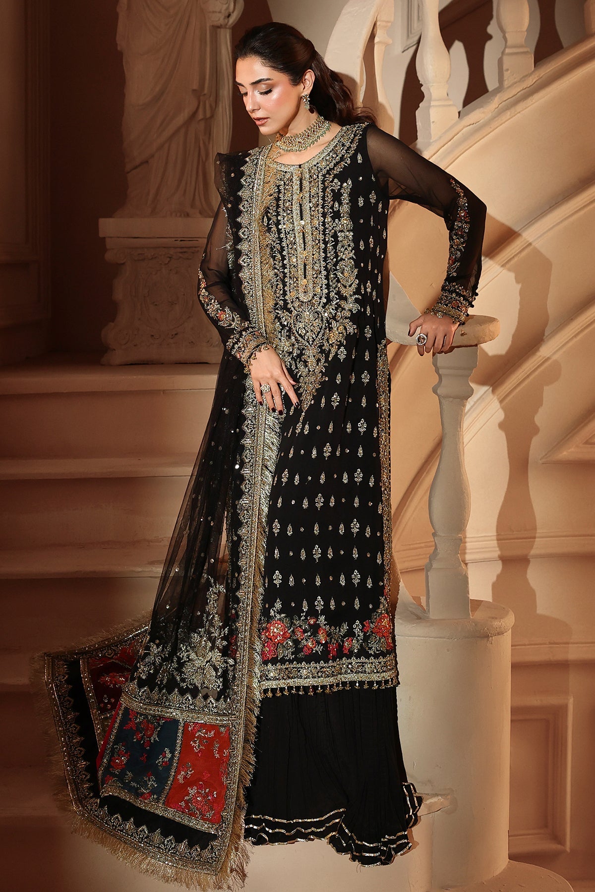 DJW6-04 | Dastan-E-Jashan Chiffon Embroidered By Charizma