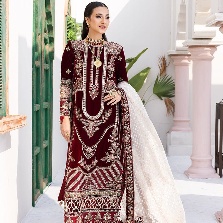 ZAM - 02 | Andaz E Makhmal Velvet Collection By Zebtan - Rabbani Cloth House