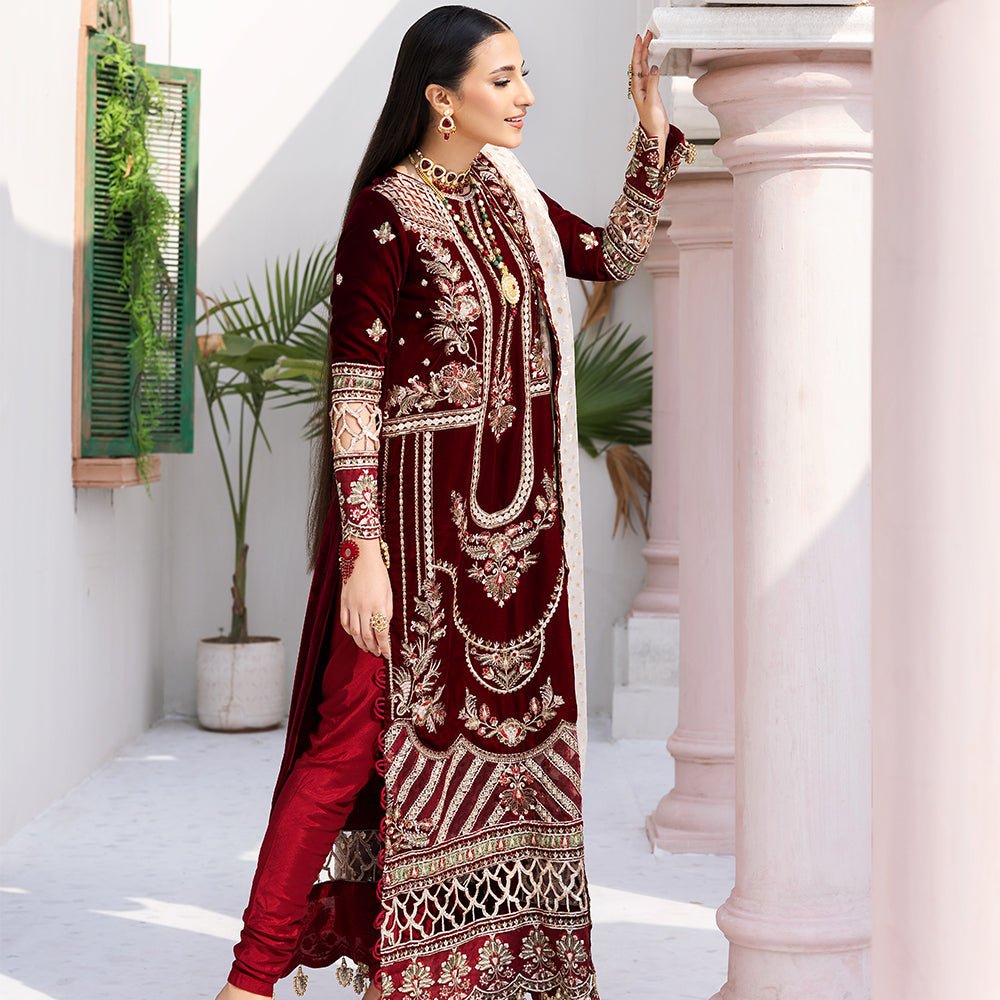 ZAM - 02 | Andaz E Makhmal Velvet Collection By Zebtan - Rabbani Cloth House