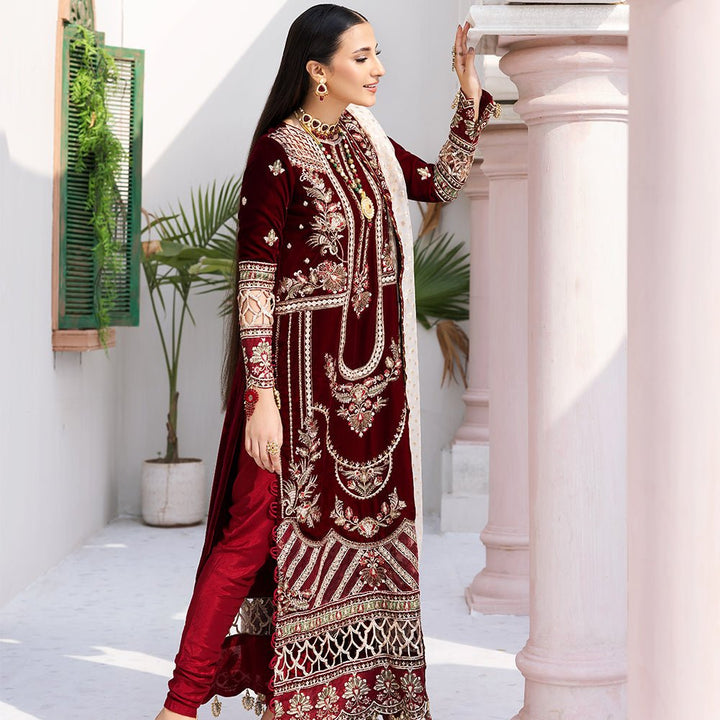 ZAM - 02 | Andaz E Makhmal Velvet Collection By Zebtan - Rabbani Cloth House