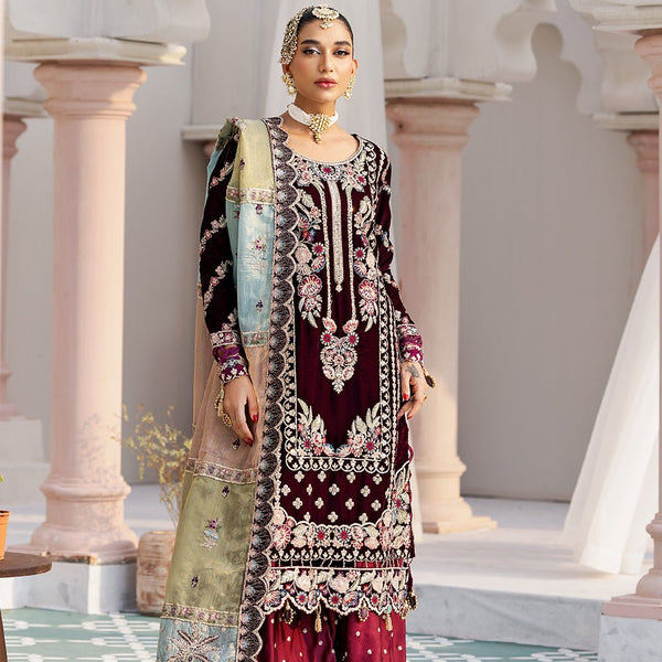 ZAM - 04 | Andaz E Makhmal Velvet Collection By Zebtan - Rabbani Cloth House