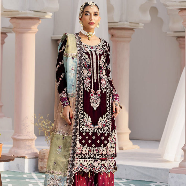 ZAM - 04 | Andaz E Makhmal Velvet Collection By Zebtan - Rabbani Cloth House