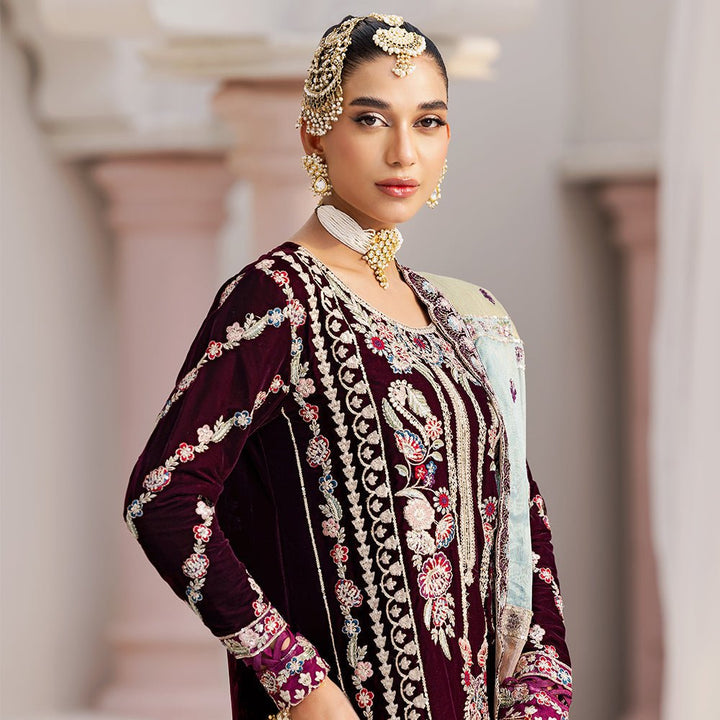 ZAM - 04 | Andaz E Makhmal Velvet Collection By Zebtan - Rabbani Cloth House