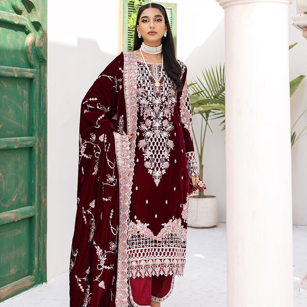 ZAM - 06 | Andaz E Makhmal Velvet Collection By Zebtan - Rabbani Cloth House