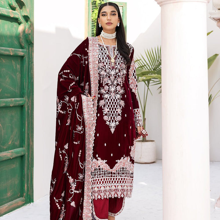 ZAM - 06 | Andaz E Makhmal Velvet Collection By Zebtan - Rabbani Cloth House