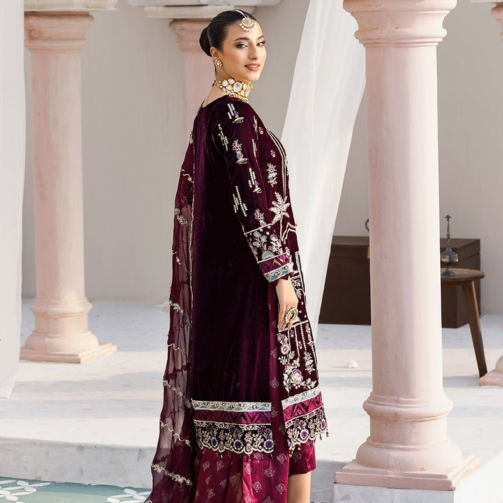 ZAM - 09 | Andaz E Makhmal Velvet Collection By Zebtan - Rabbani Cloth House
