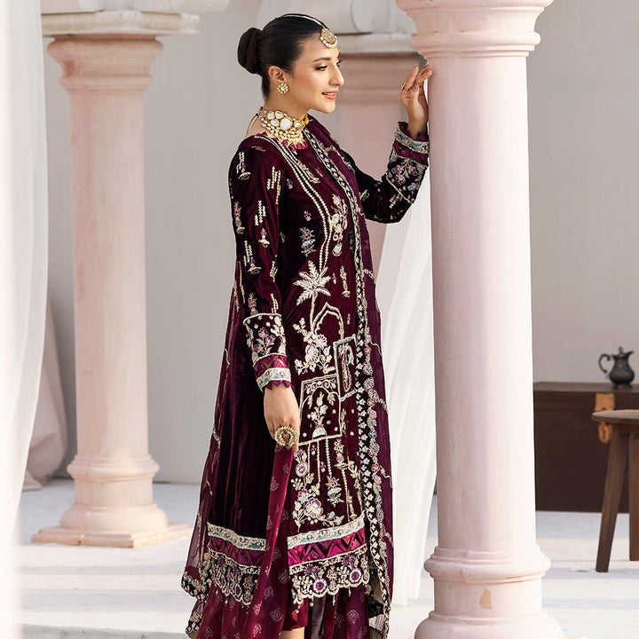 ZAM - 09 | Andaz E Makhmal Velvet Collection By Zebtan - Rabbani Cloth House
