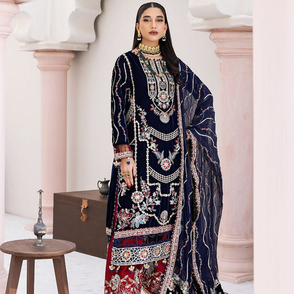 ZAM - 11 | Andaz E Makhmal Velvet Collection By Zebtan - Rabbani Cloth House
