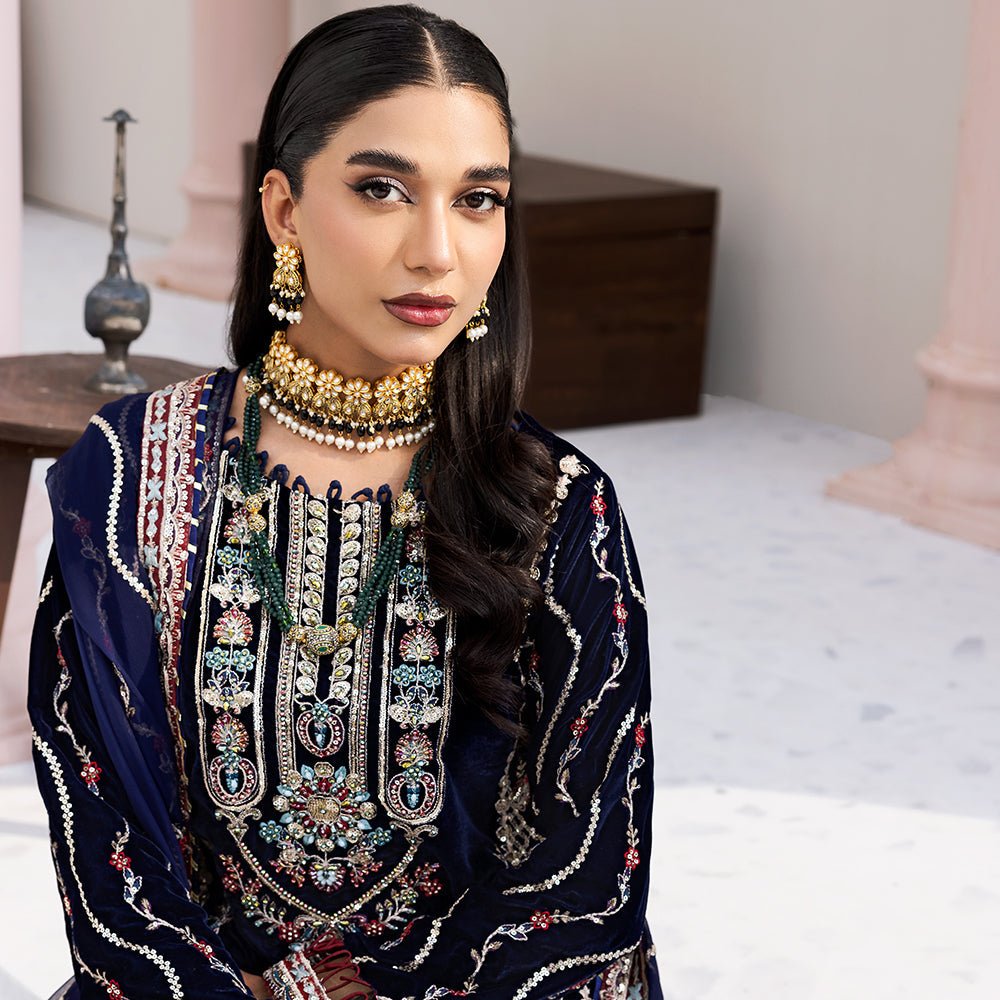 ZAM - 12 | Andaz E Makhmal Velvet Collection By Zebtan - Rabbani Cloth House