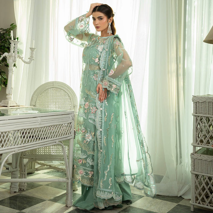 ZM - 02 | Mahroosh Unstitched Chiffon '25 By Zebtan - Rabbani Cloth House
