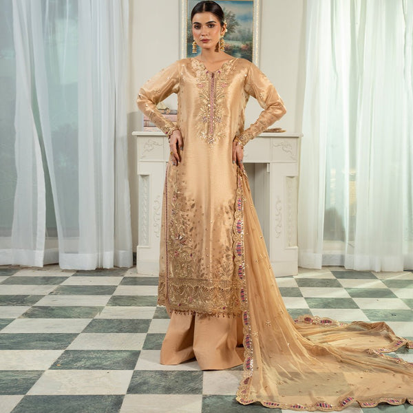 ZM - 05 | Mahroosh Unstitched Chiffon '25 By Zebtan - Rabbani Cloth House