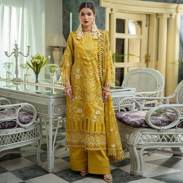ZM - 08 | Mahroosh Unstitched Chiffon '25 By Zebtan - Rabbani Cloth House