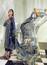 Zoha – Luxury Lawn – AJLL – 22 – 01 By Ansab Jahangir - Rabbani Cloth House