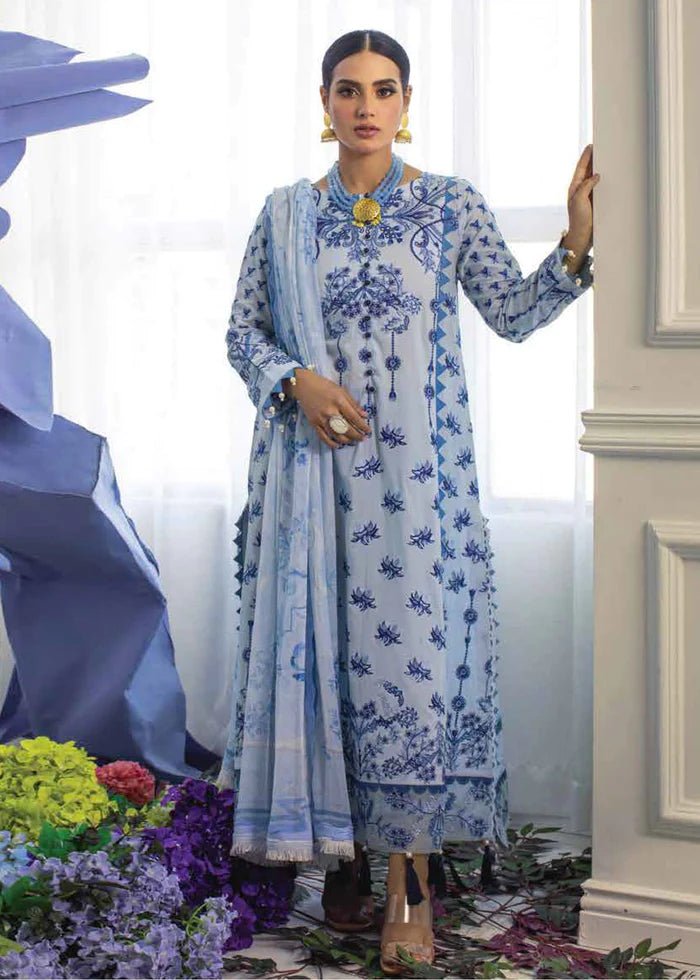 Zoha – Luxury Lawn – AJLL – 22 – 07 By Ansab Jahangir - Rabbani Cloth House