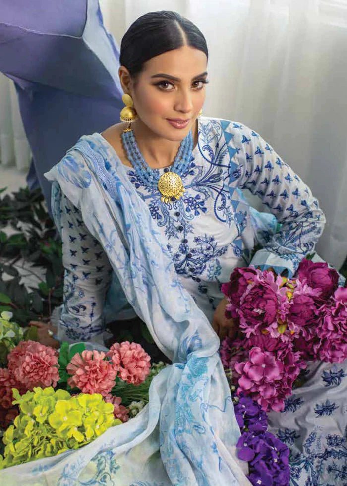 Zoha – Luxury Lawn – AJLL – 22 – 07 By Ansab Jahangir - Rabbani Cloth House