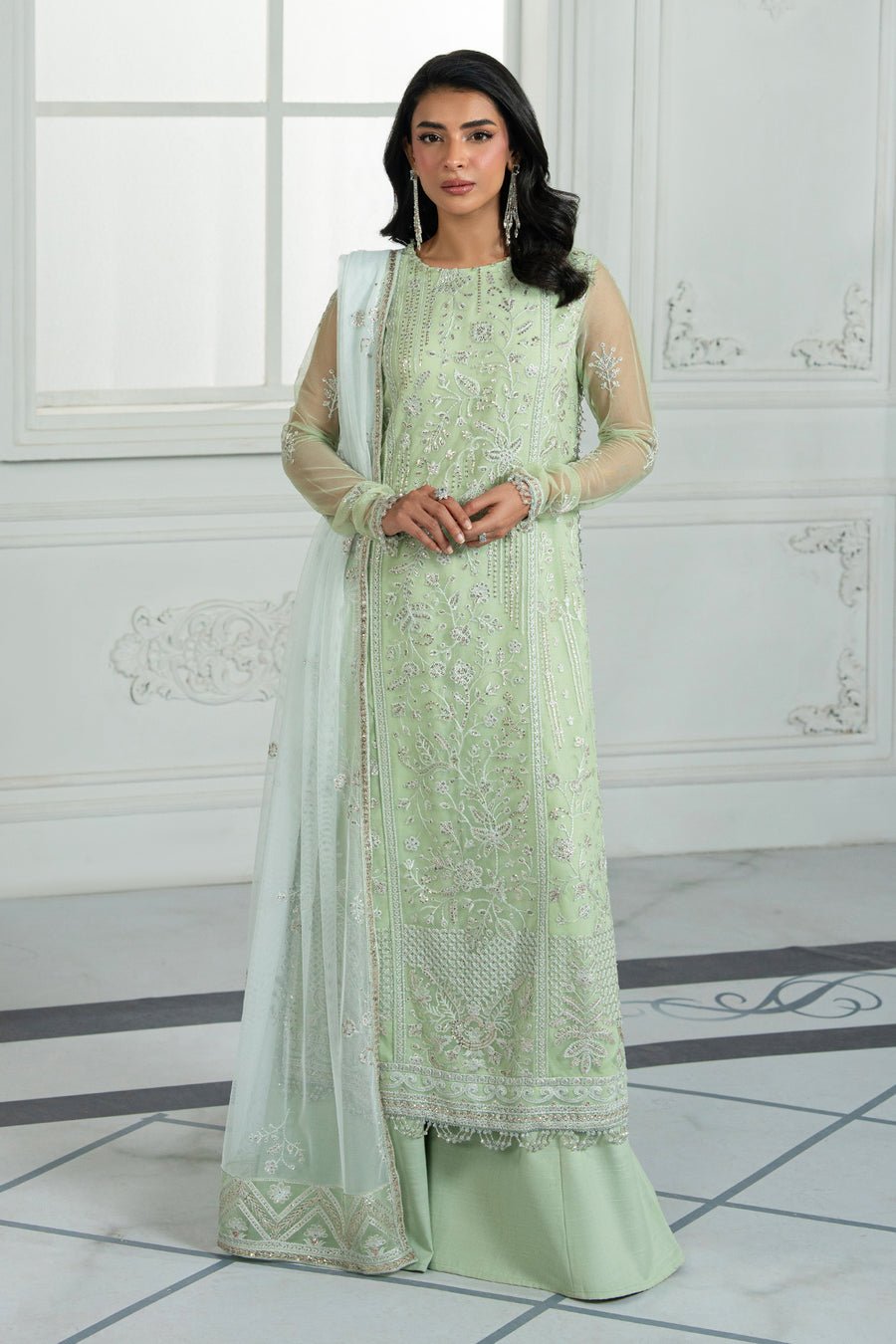 ZRI - 04 - Yasmin - Inara Unstitched Formals By Zarif - Rabbani Cloth House