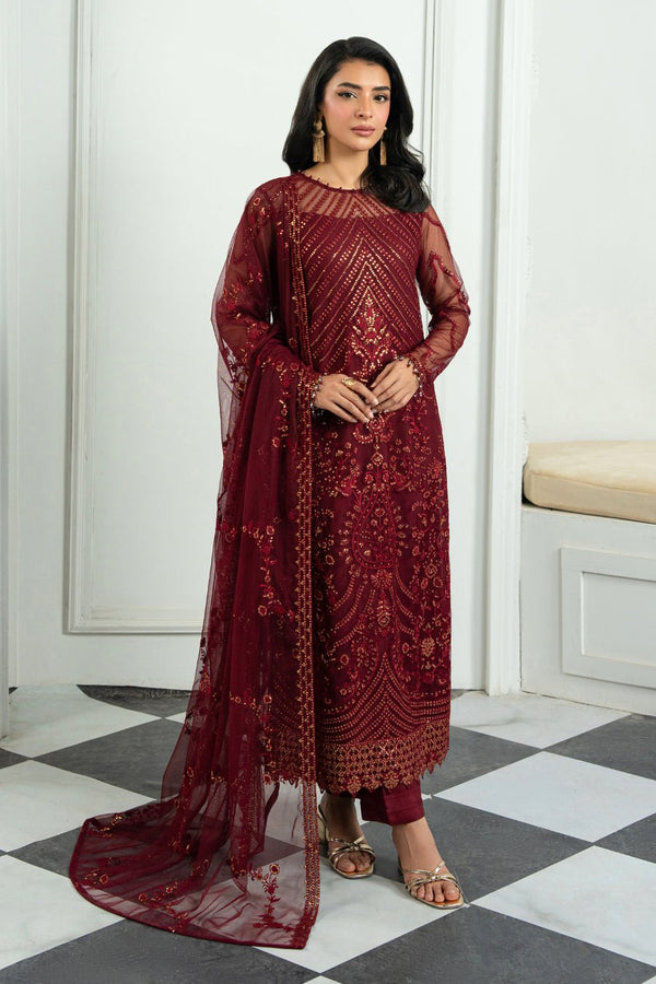 ZRI - 08 - Eymen - Inara Unstitched Formals By Zarif - Rabbani Cloth House